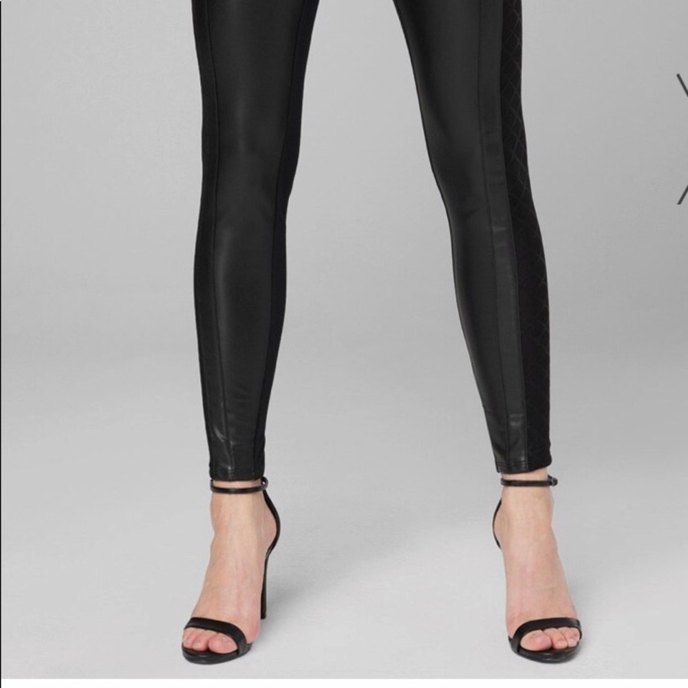 NWT Bebe high seamed faux leather legging
